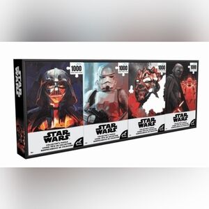 NEW SEALED Star Wars Collectors Puzzle Set, Set of 4 - 1000 Piece Puzzles Brand